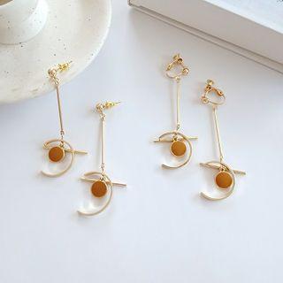 Half Hoop Earring / Clip-on Earring