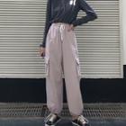 Long-sleeve Crop Top / Long-sleeve T-shirt / Harem Pants