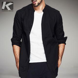 Chinese-style Long-sleeved Shirt