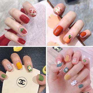 Printed Faux Nail Tips