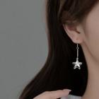 Sterling Silver Star Drop Earring 1 Pair - Drop Earring - S925 Silver - Silver - One Size