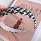 Houndstooth Hair Band Check - One Size
