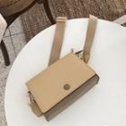 Color Block Shoulder Bag Almond - One Size