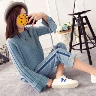 Flare-sleeve Sweater