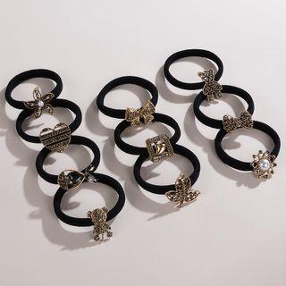 Alloy Hair Tie (various Designs) / Set