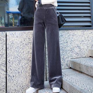 Velvet Straight Leg Pants