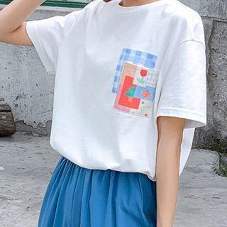 Patched Short-sleeve Tee
