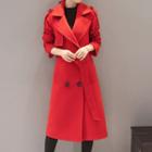 Knit Lapel Coatdress