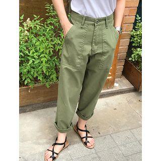 Pocket-side Baggy-fit Pants