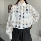 Check Mesh Shirt