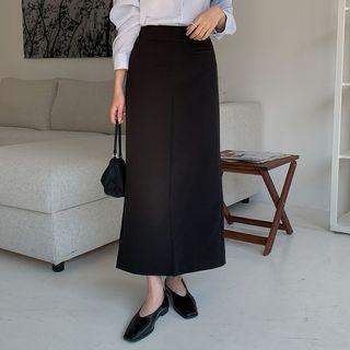 Welt-pocket Maxi Skirt