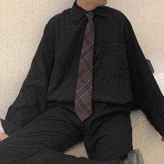 Neck Tie Shirt / Plain Shirt