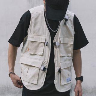 Applique Safari Vest