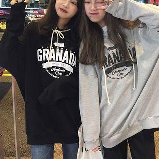 Lettering Oversized Hoodie