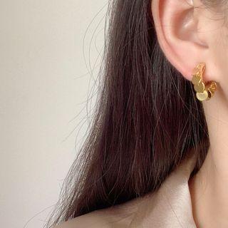 Heart Drop Clip-on Earring