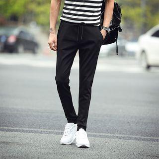 Drawstring Cuffed Sweatpants