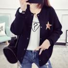 Star Embroidered Cardigan
