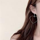 Alloy Heart Dangle Earring 1 Pair - Earring - One Size
