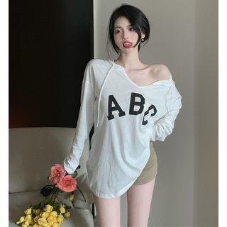 Printed Hooded Light T-shirt