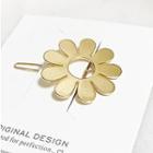 Alloy Flower Hair Clip As Shown In Figure - One Size