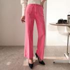 Dual-pocket Boot-cut Pants