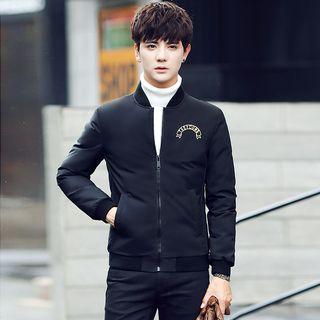 Embroidered Down Jacket