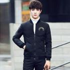 Embroidered Down Jacket