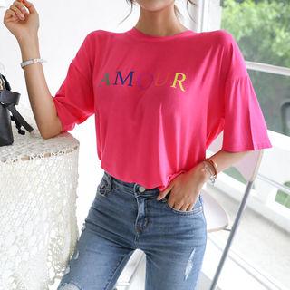 Amour Lettering T-shirt