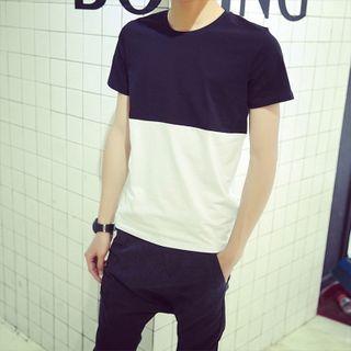 Two Tone Short-sleeve T-shirt