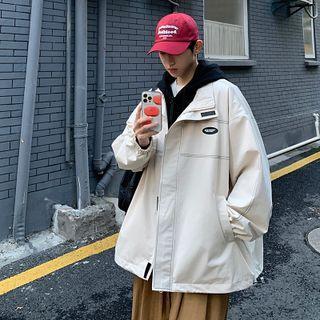 Mock Two Piece Stitch Cargo Jacket