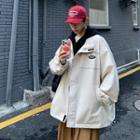 Mock Two Piece Stitch Cargo Jacket