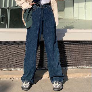 Wide Leg High Waist Jeans