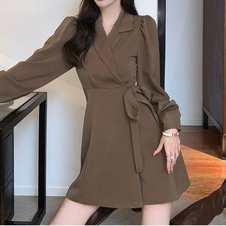 Sashed Blazer Dress