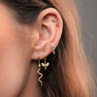 Alloy Eagle / Snake Earring