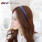 Faux Leather Colored Hair Band