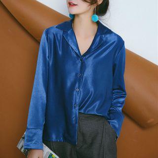 Satin Long-sleeve Shirt