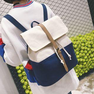 Canvas Two-tone Backpack