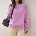Slit-side Vivid Sweatshirt In 10 Colors
