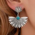 Dangle Earring 9334 - 01 - Silver - One Size
