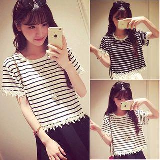 Stripe Short Sleeve T-shirt