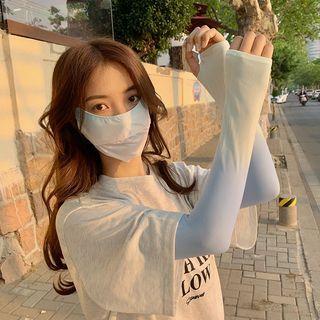 Sun Protection Face Cover / Arm Sleeves / Set