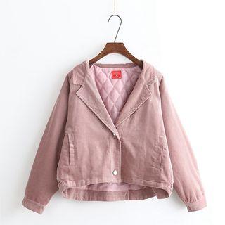 Corduroy Buttoned Coat