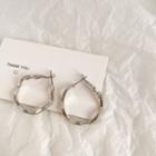 Hook Earring 1 Pair - Silver - S