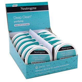 Neutrogena - Deep Clean Purifying Wash-off Clay Mask 12 Pcs