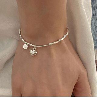 Heart Bracelet Sl0730 - Silver - One Size