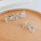 Bow Transparent Acrylic Hair Clip