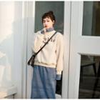 Fleece Pullover / Straight-fit Skirt