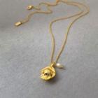 Geometry Pendant Necklace 1 Pc - Gold - One Size