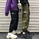 Couple Matching Embroidered Cargo Pants