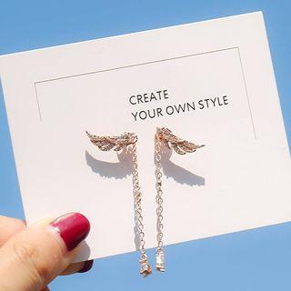 925 Silver Wing Earring